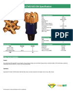 8-1/2"MS1653 Bit Specification: Product Specifications