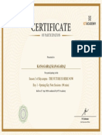 Certificate: Sky Ampus