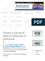 Schemi a Cascata di Medicina [Esempio di Anatomia] | Metodo Universitario