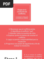 Fases para La Resolucion de Conflictos