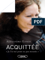 Acquittée Je Lai Tué Pour Ne Pas Mourir - Alexandra Lange 19