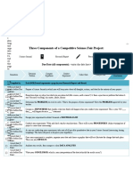 Three Components of A Competitive Science Fair Project:: Due Date (All Components)