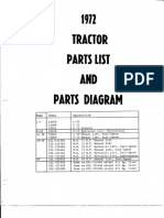 1972 All Gilson Tractors Illustrated Parts Lists