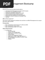 IBM API Management Bootcamp: Description
