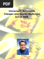 Universally Accessible Cheaper and Quality Medicines Act of