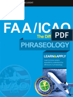 ICAO-FAA Difference in Phraseology