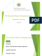 PV - Powered Water Pumping System