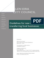 14 1117502 New & Transferring Food Businesses - Guidelines For New & Transferring Food Businesses 2014