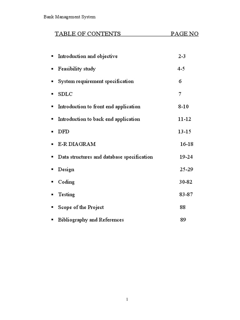 Bank Management System Overview | PDF | Sql | Databases