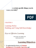 Chapter 2 - Learning Styles