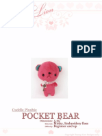 Pocket Bear Sewing Pattern by TeacupLion