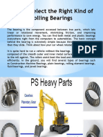 How To Select The Right Kind of Rolling Bearings