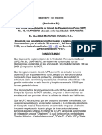 Decreto Alcaldia 468 06 UPZ99
