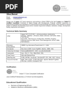 Vikas Bansal: Technical Skills Summary