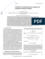 Numerical Simulation of Scattering From Simple and Composite Random Surfaces