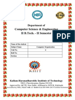 Computer Science & Engineering II B.Tech. - II Semester: Department of