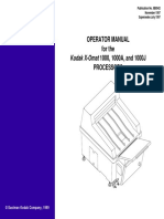 Kodak X-Omat 1000 - User Manual