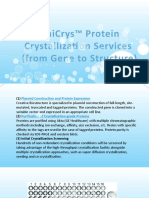 UniCrys™ Protein Crystallization Services (From Gene To Structure)