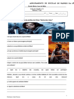 Ficha de trabalho 2- Guião do filme o reino dos céus- 7º ano