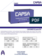 Container CAPSA 20 Pieds DRY