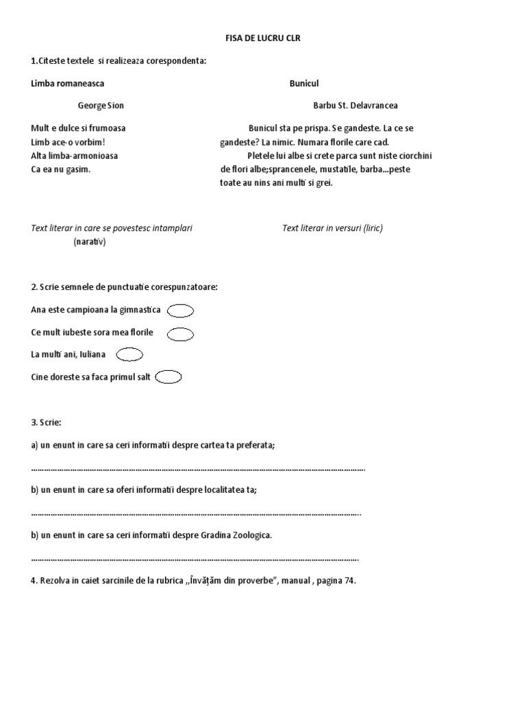 19.03. A Cere Si A Da Informatii | PDF