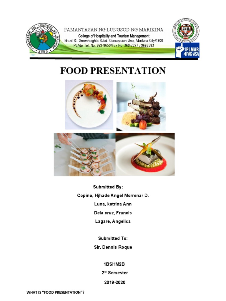 Essential Food Presentation Techniques | PDF | Eating Behaviors Of ...