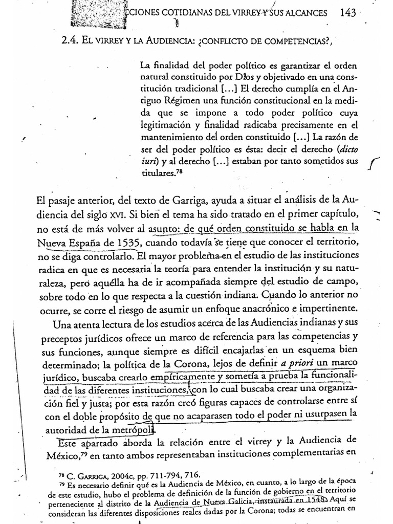 El Virrey y La Audiencia | PDF
