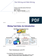  Web Mining and Text Mining 