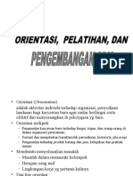 Bab. 9-10 Orientasi, Pelatihan