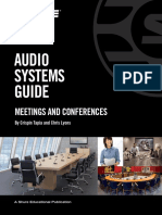Audio Systems Guide For Meetings and Conferences PDF