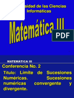 C2 Conv Sucesiones Numericas - 2019 PDF