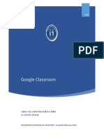 Capacitación docente Google Classroom