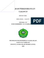 Makalah SEJARAH PERKEMBANGAN TASAWUF