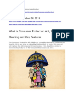 Consumer Protection Bill, 2019