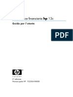 HP 12c - User's Guide - Italian