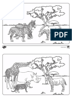 Zebra Cu Puncte - Pagini de Colorat PDF