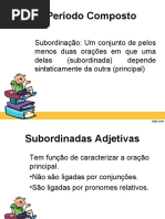 Orações subordinadas