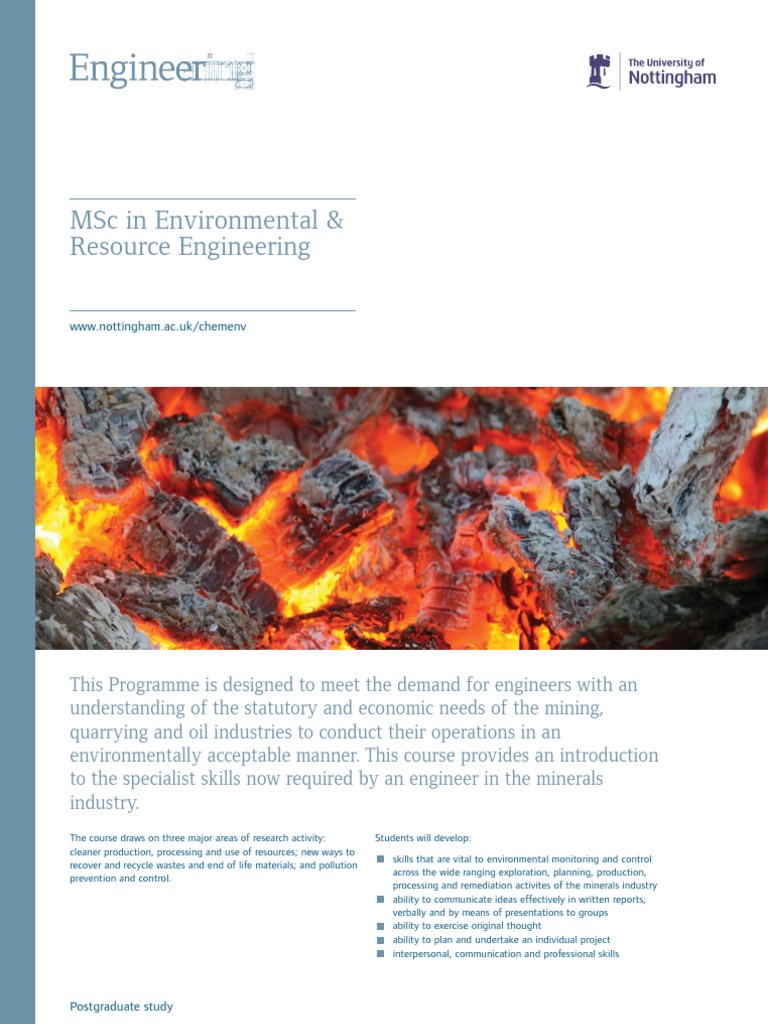 MSc in Environmental Engineering Program | PDF | Academic Degree ...