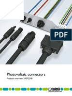 Photovoltaic Connectors: Product Overview 2017/2018