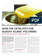 Non-Tin Catalysts For Alkoxy Silane Polymers: Silicone Chemis Try