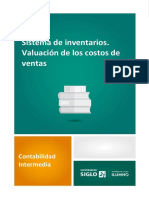 Sistema de Inventarios. Valuación de Los Costos de Ventas PDF