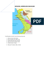 Keadaan Geografis Provinsi Bengkulu 2