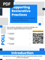 Restorative Practices School Board Presentation