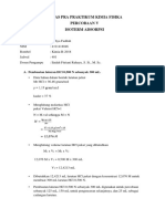 Pra Praktikum Isoterm Adsorpsi - Cahya Fadilah PDF