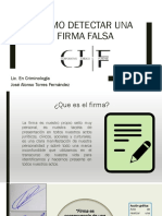 Como Detectar Una Firma Falsa PDF