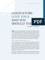 Innovators and You Should Too: Love Yoga