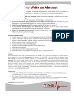 How To Write Abstracts PDF