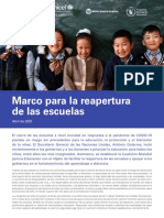 Marco para la reapertura de las escuelas_Unesco Abril 2020