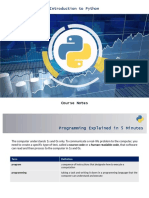 Python Introduction - Course Notes.pdf