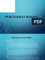 Pergeseran Bahasa